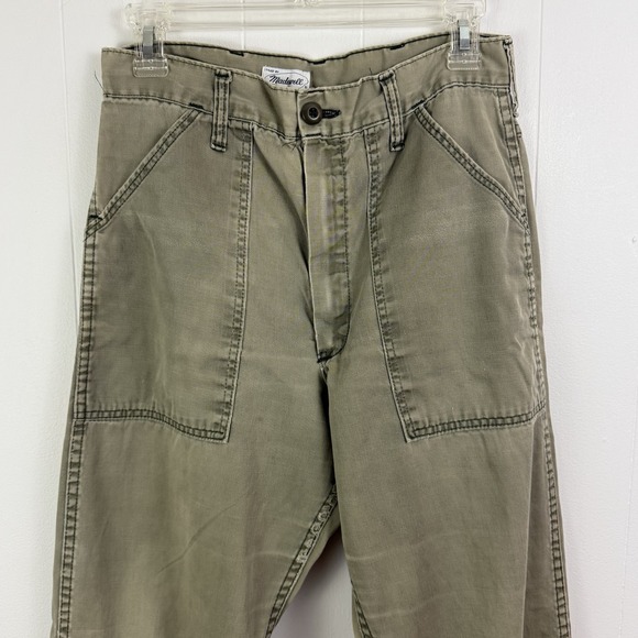True VINTAGE MADEWELL Womens Twill PANTS 28 X 29 Work Wear Retro 50s Grunge - Picture 3 of 16